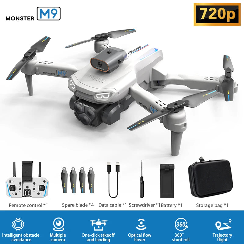 M9 Professional RC Drone with Dual HD Cameras