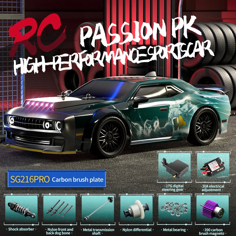 High-Speed 4WD Brushless RC Sports Car