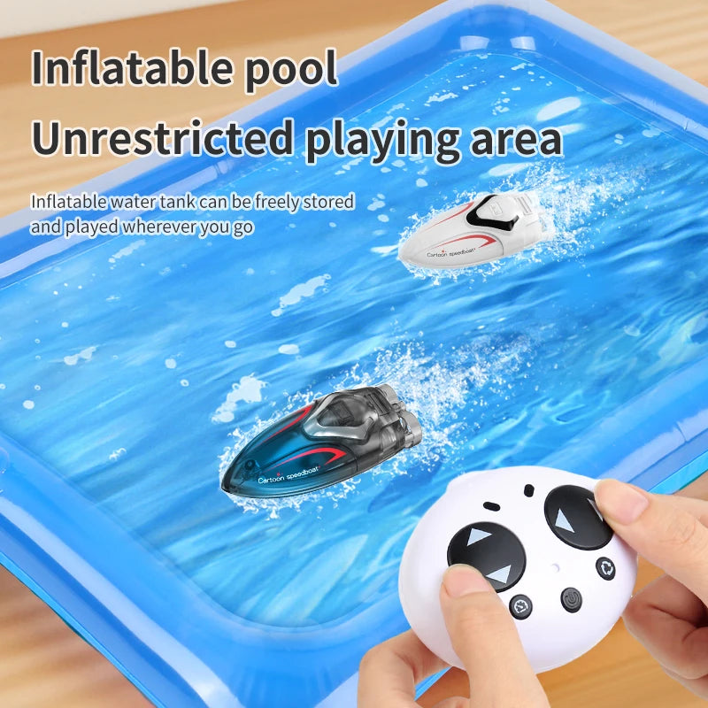 Mini RC Speedboat for Pool Play